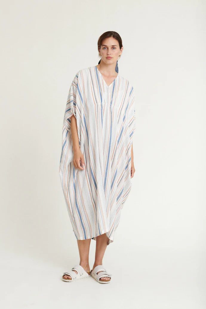 Jima_Kaftan-Dresses-BA410-03-701_Multistriped_690x_crop_center Floral Print Sundress with Adjustable Straps