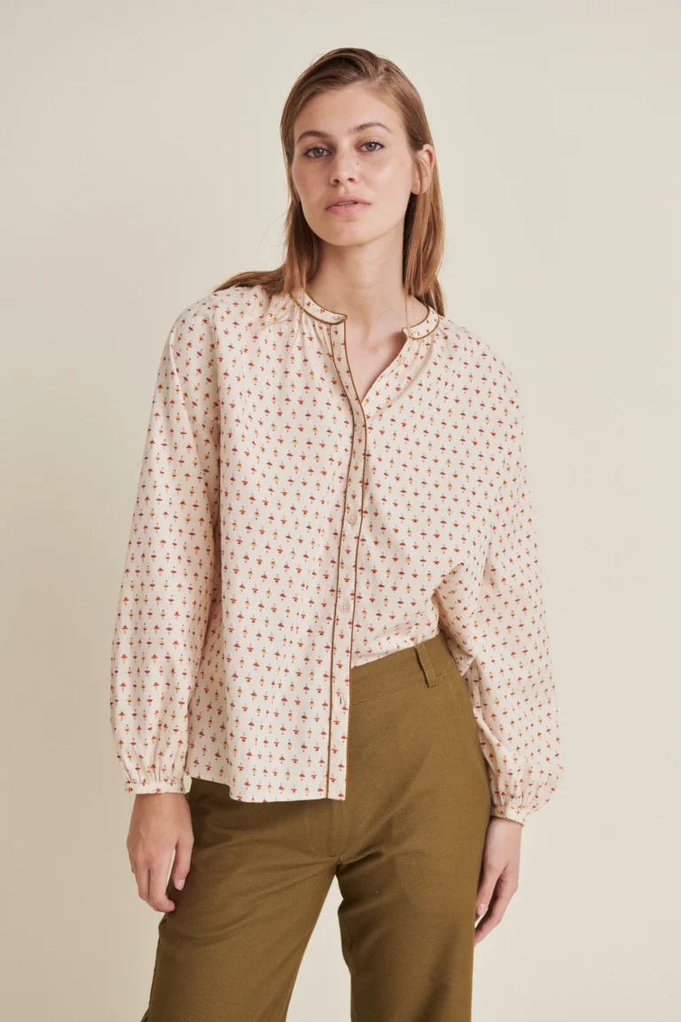 Spina_Shirt-Shirts-BA495-02-684_birch_alaskan_blue_lotus_orange_tapenad_summer-1_1650x_crop_center Elegant Printed Dress Shirt with French Cuffs